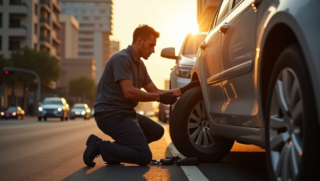 tire change service